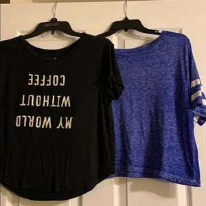 Lot of 2 American Eagle crop tops
